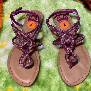 Fergalicious - Fergie Sapphire fuschia sandals - 7